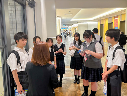 フィールドワークの様子